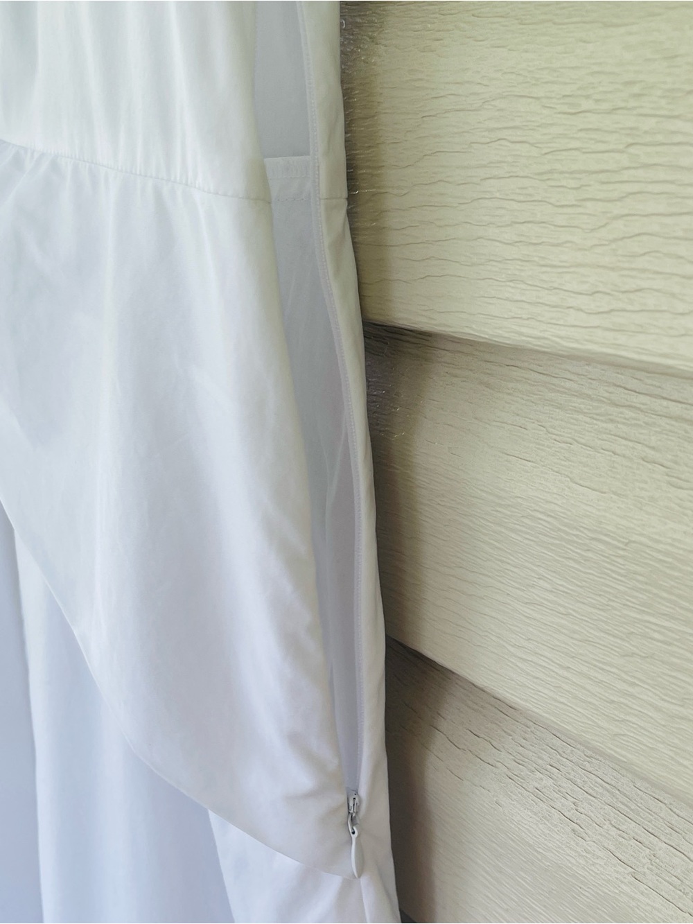 Lauren Ralph Lauren Twist Front Cotton Blend White Shirtdress Size 10 - Picture 7 of 10